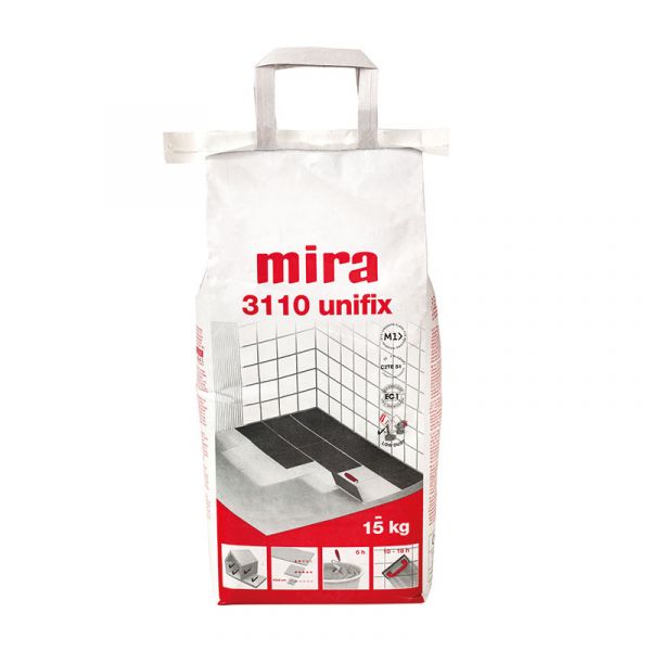 Клей для плитки Mira 3110 Unifix (белый) класс C2TE S1, 15кг Клей для плитки Mira 3110 Unifix (белый) класс C2TE S1, 15кг