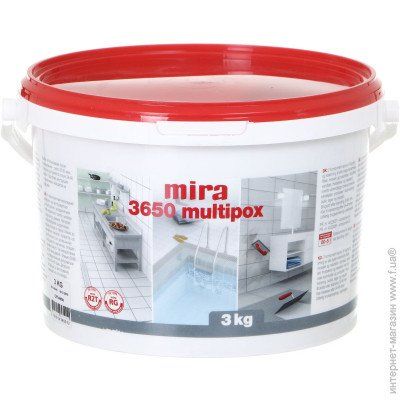 Эпоксидный клей/фуга Mira 3650 Multipox клас RG, 3кг
