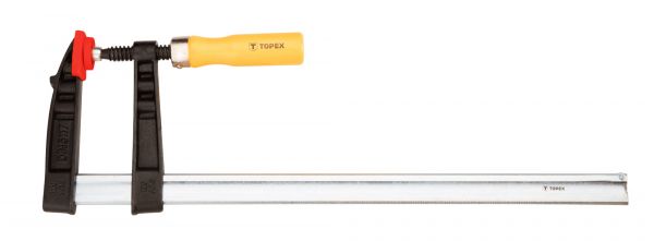 Струбцина столярна TOPEX, F-образна, 120x500мм (12A125) Струбцина столярна TOPEX, F-образна, 120x500мм (12A125)