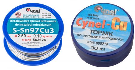 Набор для пайки медных систем TOPEX Cynel (44E745)