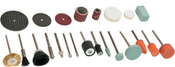 Комплект приладдя Verto для гравера, реноватора, міні дриля, 100 одиниць