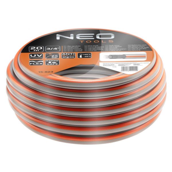 Шланг садовий Neo Tools Optima, 3/4", 20м, 4 шари (15-823)