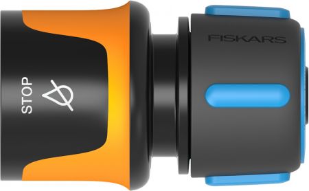 Конектор для шланга Fiskars Watering 1/2-5/8" з автостопом (1027080)