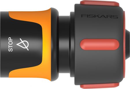 Коннектор для шланга Fiskars Watering 3/4" с автостопом (1027082)