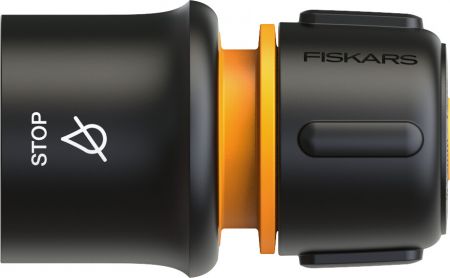 Коннектор для шланга Fiskars Watering SOL 1/2-5/8" с автостопом (1027083)