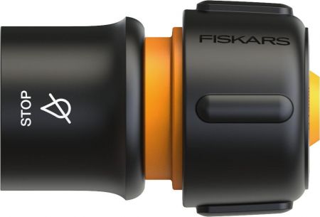 Конектор для шланга Fiskars Watering SOL 3/4" з автостопом (1027084)