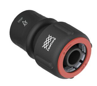 Конектор для шланг Fiskars FiberComp 3/4" з автостопом (1054790)