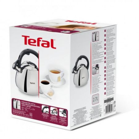 Чайник Tefal Kettle ss Induction 2.7л для індукційної плити зі свистком (K2481574)