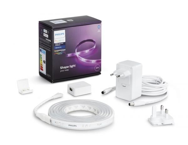 Світлодіодна стрічка Philips Hue Plus, 0.5W(20Вт), 2000K-6500K, Color, Bluetooth 2м (8718699775193)