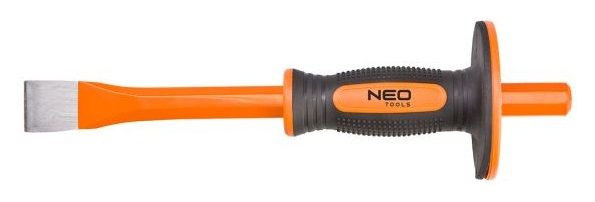 Neo Tools 33-082 Зубило, 35x19x300 мм, захист долоні, CrV Neo Tools 33-082 Зубило, 35x19x300 мм, захист долоні, CrV