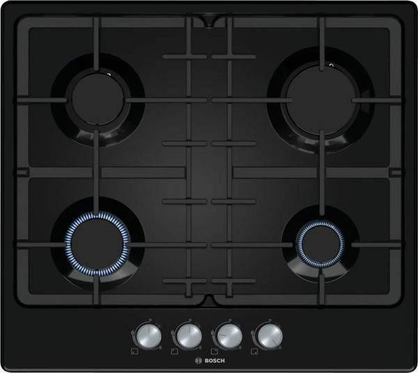 Варочная поверхность Bosch PGP6B6O93R, газовая, эмалированная сталь, 59см
