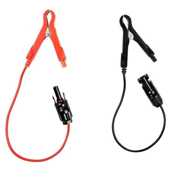 Зарядные кабели Neo Tools, зажим "крокодил", для солнечных панелей, 30см Зарядные кабели Neo Tools, зажим "крокодил", для солнечных панелей, 30см