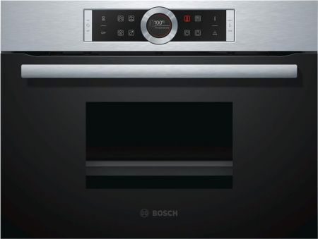 Духовой шкаф-пароварка Bosch CDG634AS0, электрический, компактный, 38л