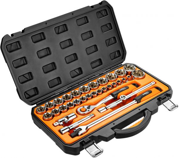 Набір інструменту Neo Tools, 1/2", 33 одиниць Набір інструменту Neo Tools, 1/2", 33 одиниць