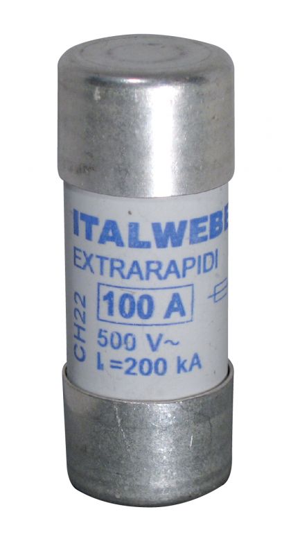 Запобіжник ETI CH22UQ/80A/600V aR (200 kA) (002645023) Запобіжник ETI CH22UQ/80A/600V aR (200 kA) (002645023)