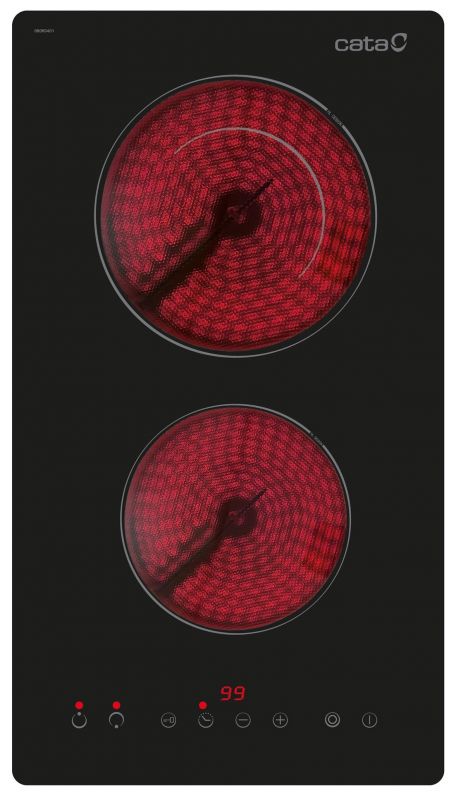 Варильна поверхня Cata TD 3002 BK, електрична, склокерамічна, 29см (08060403) Артикул: 08060403