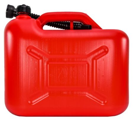 Каністра для палива HICO 20л, пластик HDPE, червона (KAN003)