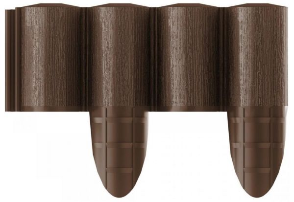 Газонное ограждение Cellfast ECO, 4 элемента, 2.4м, коричневый (34-031) Газонное ограждение Cellfast ECO, 4 элемента, 2.4м, коричневый (34-031)