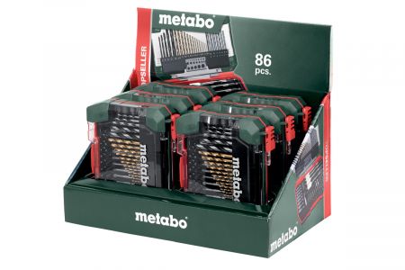 Набор принадлежностей Metabo Promotion, 86 единиц