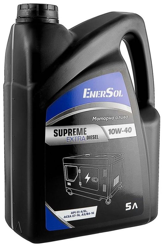 Масло моторное EnerSol для дизельных двигателей, 5л (SUPREME-DIESEL10W-40_5L) Масло моторное EnerSol для дизельных двигателей, 5л (SUPREME-DIESEL10W-40_5L)
