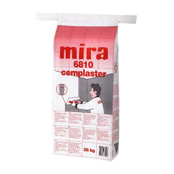 Шпатлевка выравнивающая Mira 6810 Cemplaster 25кг Шпатлевка выравнивающая Mira 6810 Cemplaster 25кг