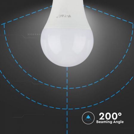 V-TAC E27 9W (806Lm) LED лампа, нейтральне біле світло 4000K