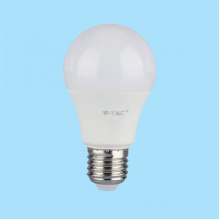 V-TAC E27 9W(806Lm) LED лампа, холодне біле світло 6400K