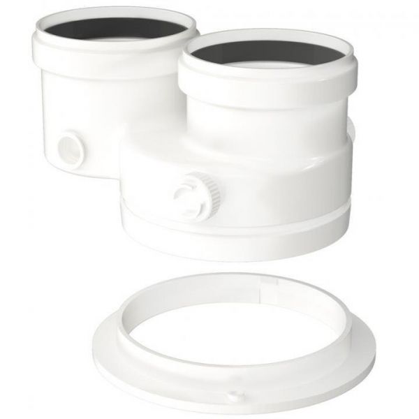 Адаптер Bosch FC-CA80 для підключення до конденсаційних котлів роздільних димоходів, діаметр 80-80мм (7738113529) Адаптер Bosch FC-CA80 для підключення до конденсаційних котлів роздільних димоходів, діаметр 80-80мм (7738113529)