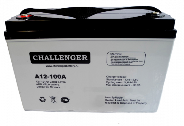 Акумуляторна батарея Challenger А12-100 Акумуляторна батарея Challenger А12-100