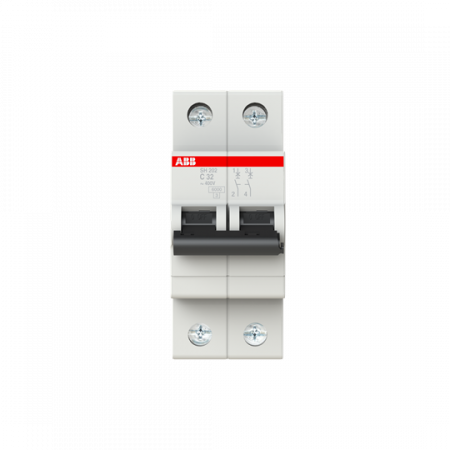 Автоматичний вимикач ABB SH202-C32 2p, 6кА (2CDS212001R0324)