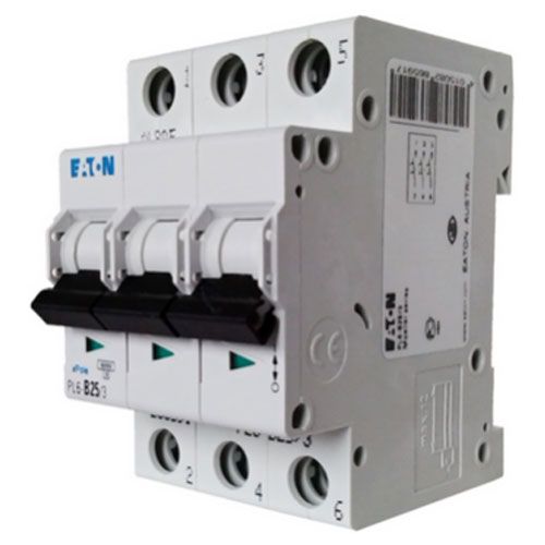 Автоматичний вимикач Eaton 3 полюси PL4-C6/3 (293158) Автоматичний вимикач Eaton 3 полюси PL4-C6/3 (293158)