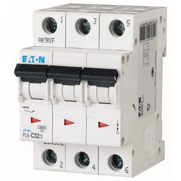 Автоматичний вимикач Eaton PL6 C32/3 (286604) Автоматичний вимикач Eaton PL6 C32/3 (286604)