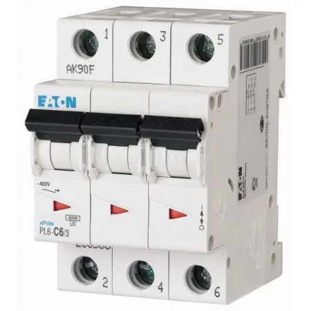 Автоматический выключатель Eaton PL6 C4/3 (286597)