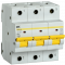 Автоматический выключатель IEK BA47-150 3p 125A 15кА C, (MVA50-3-125-C)