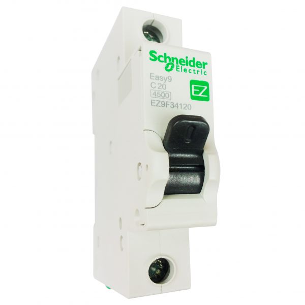 Автоматичний вимикач Schneider Electric Easy9 1p, 20А, C, 4.5кА (EZ9F34120) Автоматичний вимикач Schneider Electric Easy9 1p, 20А, C, 4.5кА (EZ9F34120)