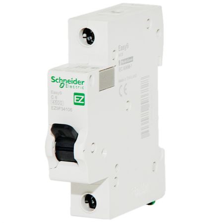 Автоматичний вимикач Schneider Electric Easy9 1p, 6А, C, 4.5кА (EZ9F34106)