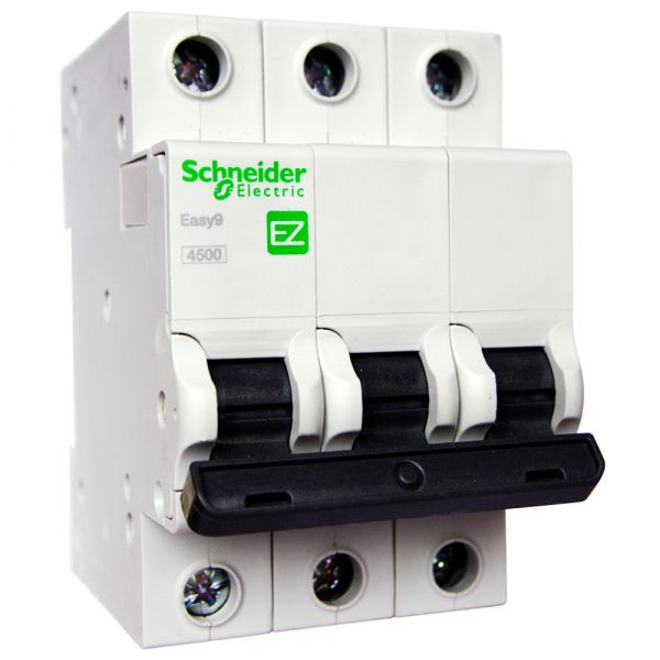 Автоматичний вимикач Schneider Electric Easy9 3p, 6А, B, 4.5кА (EZ9F14306) Автоматичний вимикач Schneider Electric Easy9 3p, 6А, B, 4.5кА (EZ9F14306)