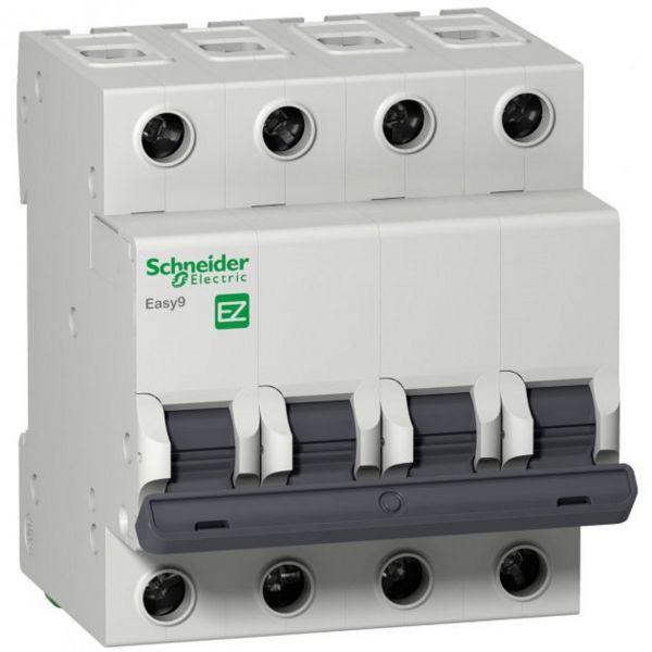 Автоматичний вимикач Schneider Electric Easy9 4p, 50А, C, 4.5кА (EZ9F34450) Автоматичний вимикач Schneider Electric Easy9 4p, 50А, C, 4.5кА (EZ9F34450)