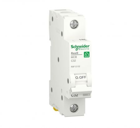Автоматичний вимикач Schneider Electric Resi9 1p, 32А, C, 6кА (R9F12132)