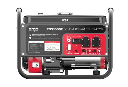 Бензиновий генератор ERGO EGS3000E