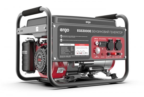 Бензиновый генератор ERGO EGS3000E Бензиновый генератор ERGO EGS3000E