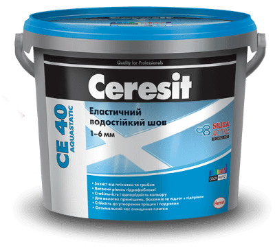 Эластичный водостойкий шов Ceresit CE 40 Aquastatic, 2кг Эластичный водостойкий шов Ceresit CE 40 Aquastatic, 2кг