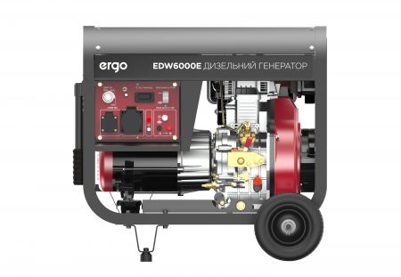 Дизельний генератор ERGO EDW6000E