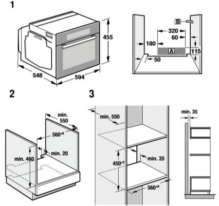 Духовой шкаф Bosch CMG633BW1, электрический, компактный, функция СВЧ, 45л