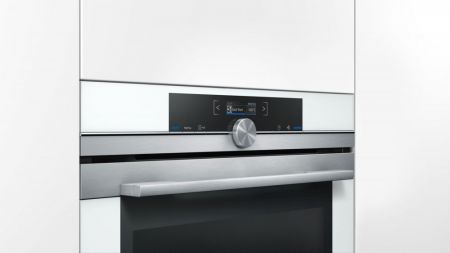 Духовой шкаф Siemens HB634GBW1, электрический, 71л