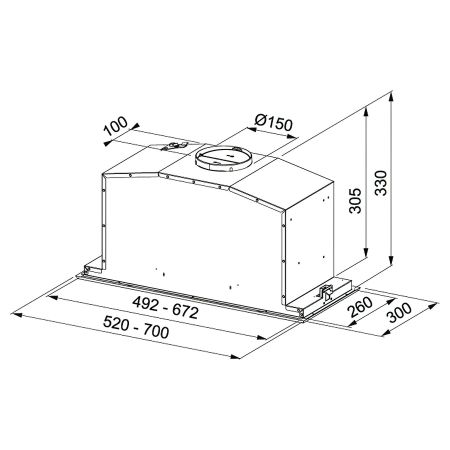 Витяжка Franke Box Plus FBI 547 XS NP (305.0590.105)