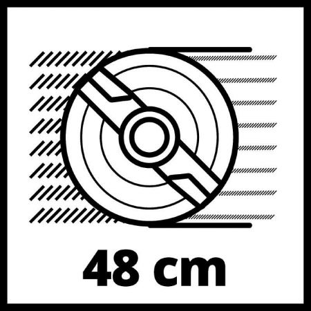 Газонокосарка акумуляторна Einhell GE-CM 36/48 Li M - Solo, 36В (3413054)