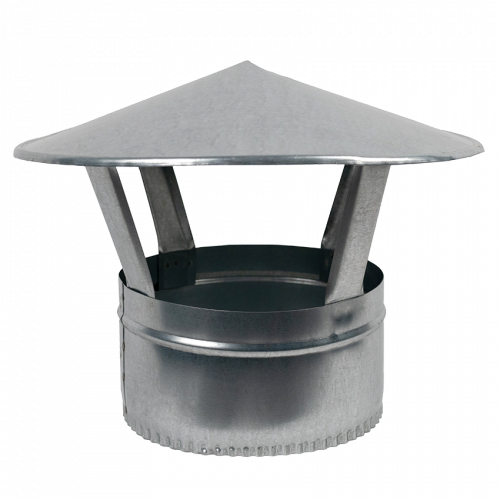 Грибок оцинкований, діаметр 160мм, товщина 0.5мм (30030090)