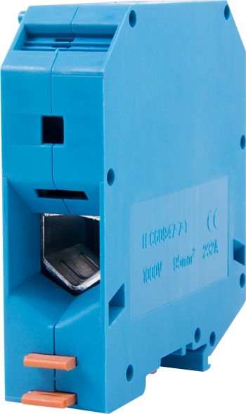 Клемна колодка набірна на DIN-рейку E.NEXT (e.tc.din.pro.95.blue) синя, з кришкою (p049028) Клемна колодка набірна на DIN-рейку E.NEXT (e.tc.din.pro.95.blue) синя, з кришкою (p049028)