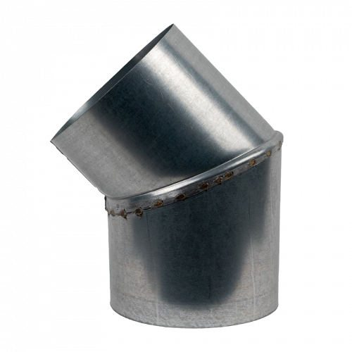 Коліно оцинковане 45°, діаметр 110мм, товщина 0.5мм (30030076)